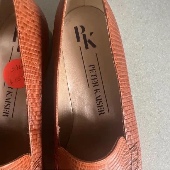 Peter Kaiser Toffey leather Flat Slip-on loafer women’s 8.5 New