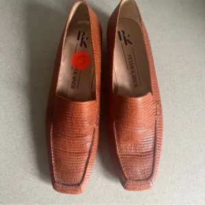 Peter Kaiser Toffey leather Flat Slip-on loafer women’s 8.5 New