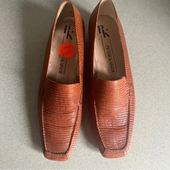 Peter Kaiser Toffey leather Flat Slip-on loafer women’s 8.5 New