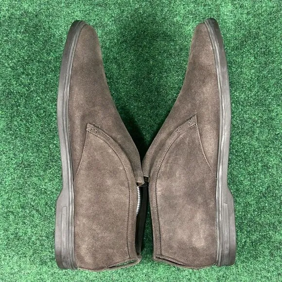 Peter‎ Millar Crafted Slip-On Chukka Boots Mens Size 11.5 Suede Leather Espresso