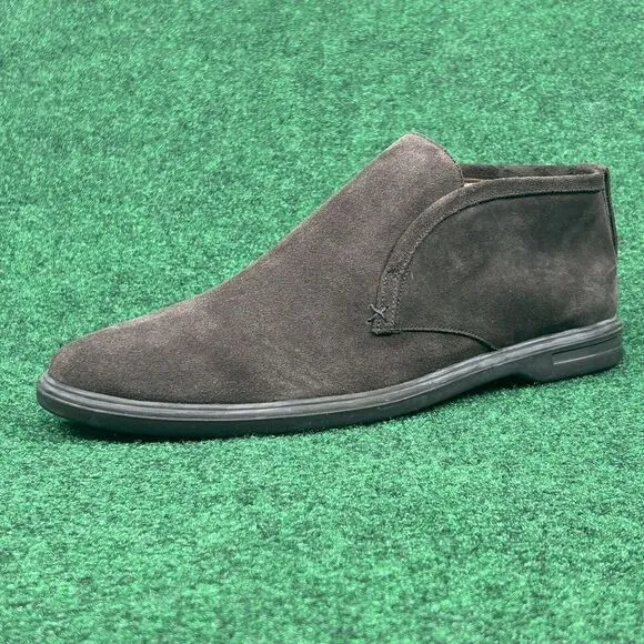 Peter‎ Millar Crafted Slip-On Chukka Boots Mens Size 11.5 Suede Leather Espresso