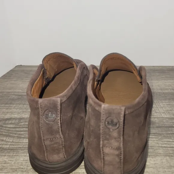 Peter Millar Crafted Slip-On Chukka Suede Leather Boots Espresso ME0XF07 SZ 11.5