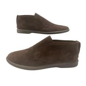 Peter Millar Excursionist Chukka Suede Slip On Boots Brown Men's Size 11.5