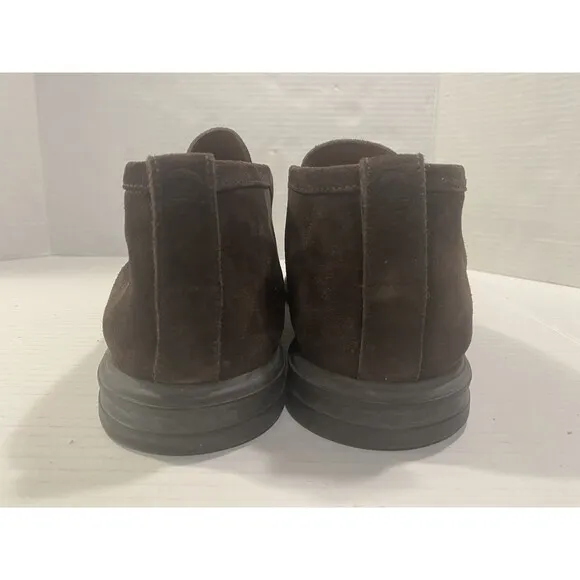 Peter Millar Excursionist Chukka Suede Slip On Boots Brown Men's Size 11.5