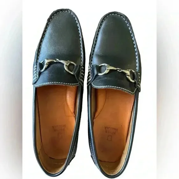 Peter Millar Horse-Bit Leather Loafers