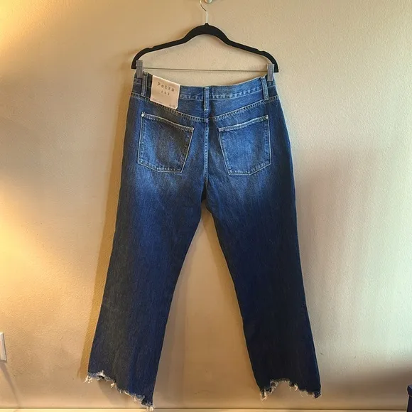 Petra Distressed Jeans High Rise Medium Wash Womens Size 13