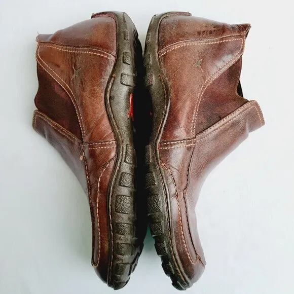 Pikolinos Men's Brown Leather Slip-on Chelsea-style Ankle Boots - 42 (US 8.5/9)