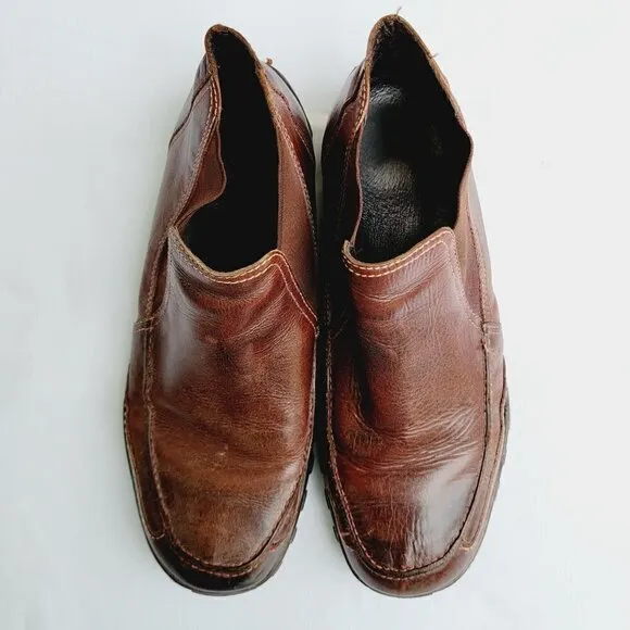 Pikolinos Men's Brown Leather Slip-on Chelsea-style Ankle Boots - 42 (US 8.5/9)