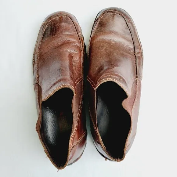 Pikolinos Men's Brown Leather Slip-on Chelsea-style Ankle Boots - 42 (US 8.5/9)