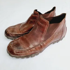 Pikolinos Men's Brown Leather Slip-on Chelsea-style Ankle Boots - 42 (US 8.5/9)