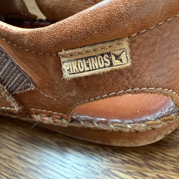 PIKOLINOS Tarifa Woven Sandals Fisherman Leather Classic Preppy Coastal Brown 42