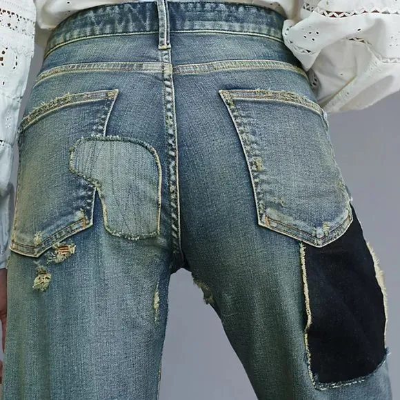 Pilcro The Selvedge Borrowed Boyfriend Jeans