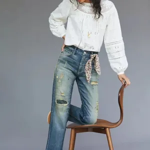 Pilcro The Selvedge Borrowed Boyfriend Jeans
