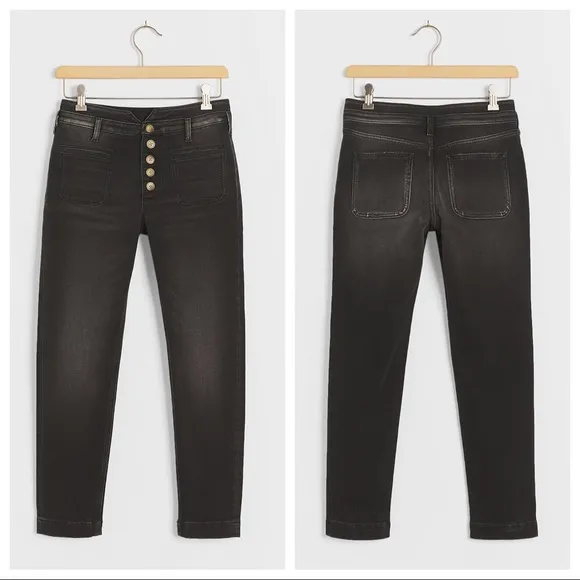 PILCRO Ultra High-Rise Slim Utility Jeans