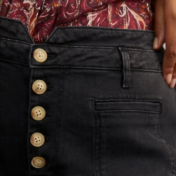 PILCRO Ultra High-Rise Slim Utility Jeans