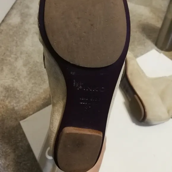 PINKO Brand New SUEDE Leather with Golden Crystal Boots