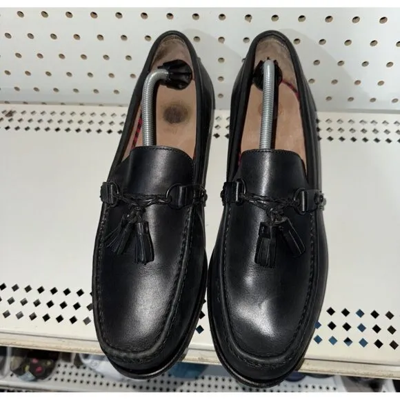 Polo Ralph Lauren Arscott Tassel Mens Slip On Casual Dress Loafers Size 13 Black