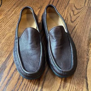 Polo Ralph Lauren Brown Leather Loafers - 7 D