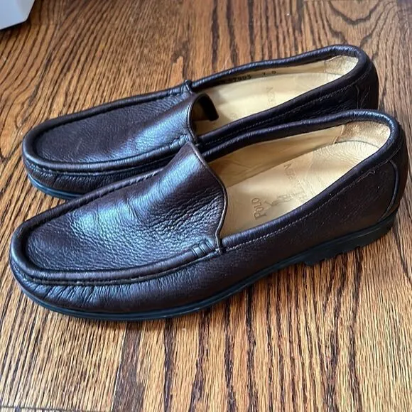 Polo Ralph Lauren Brown Leather Loafers - 7 D