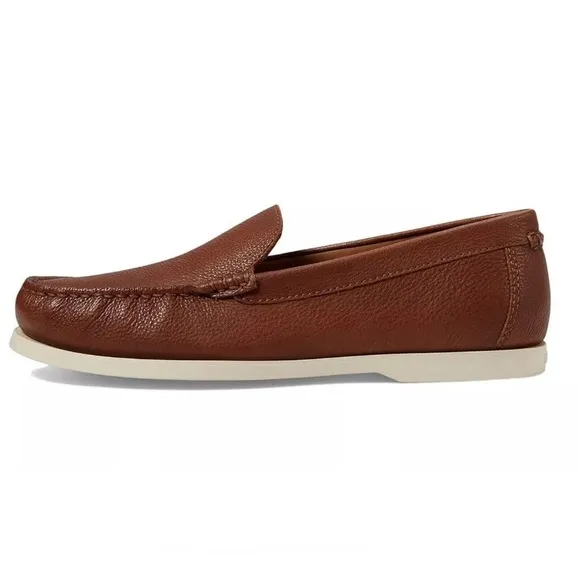 Polo Ralph Lauren Men Merton Leather Venetian Loafers Sz 10 1/2 Brown Shoe New