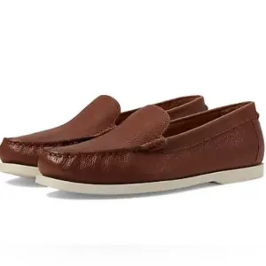 Polo Ralph Lauren Men Merton Leather Venetian Loafers Sz 10 1/2 Brown Shoe New