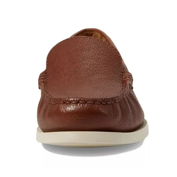 Polo Ralph Lauren Men Merton Leather Venetian Loafers Sz 10 1/2 Brown Shoe New