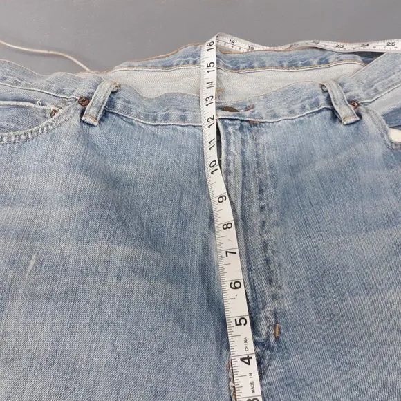 Polo Ralph Lauren Classic 867 100% Cotton Jeans Men's Sz 42x36 Light Wash