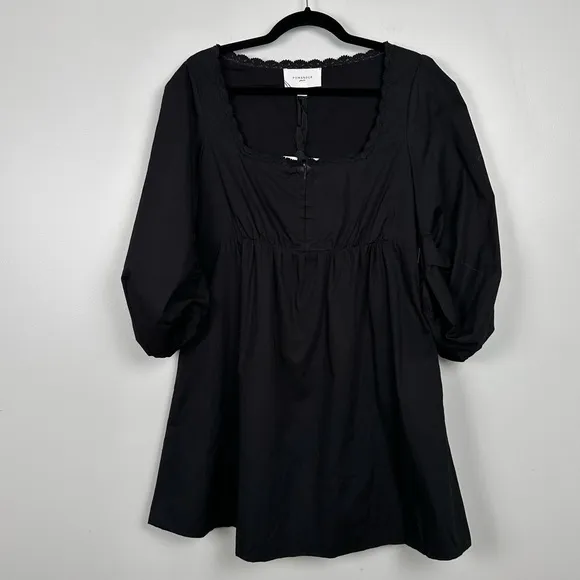 POMANDER PLACE Black Jenny Dress NEW