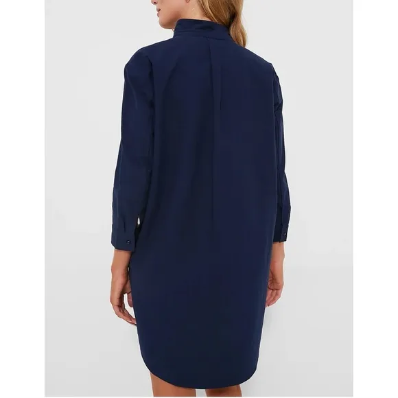 POMANDER PLACE French Navy Polly Dress