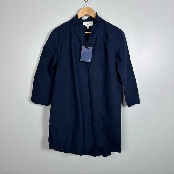 POMANDER PLACE French Navy Polly Dress