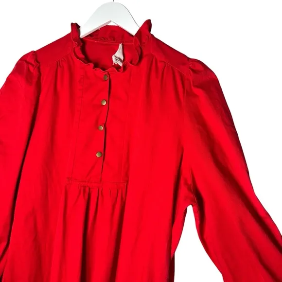Pomander Place Red Claiborne Dress Size XXXL
