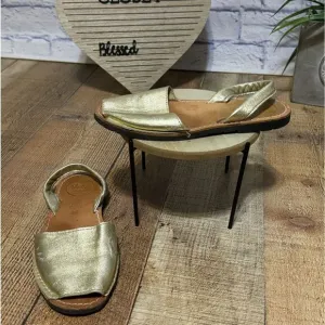 PONS ALOHAS STEP BY STEP WOMENS SANDALS GOLD Size 36