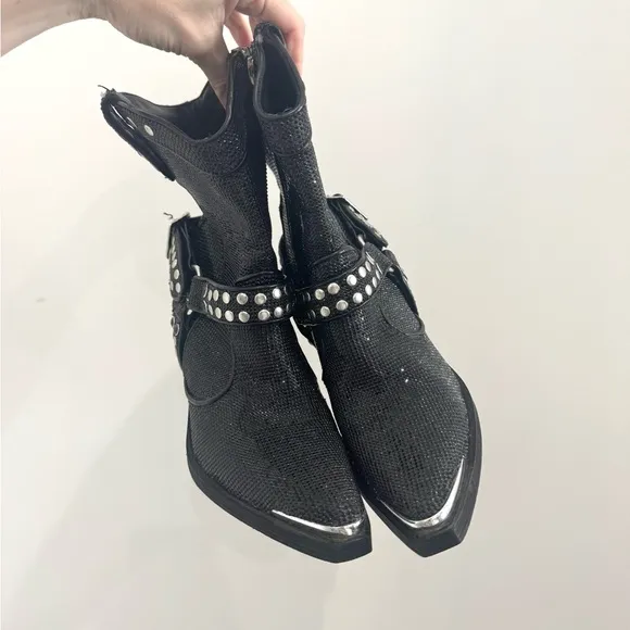 Poster Girl ONYX SHERIFF SHINE COWBOY BOOTS