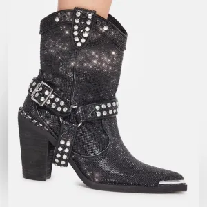 Poster Girl ONYX SHERIFF SHINE COWBOY BOOTS