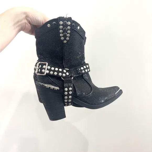 Poster Girl ONYX SHERIFF SHINE COWBOY BOOTS