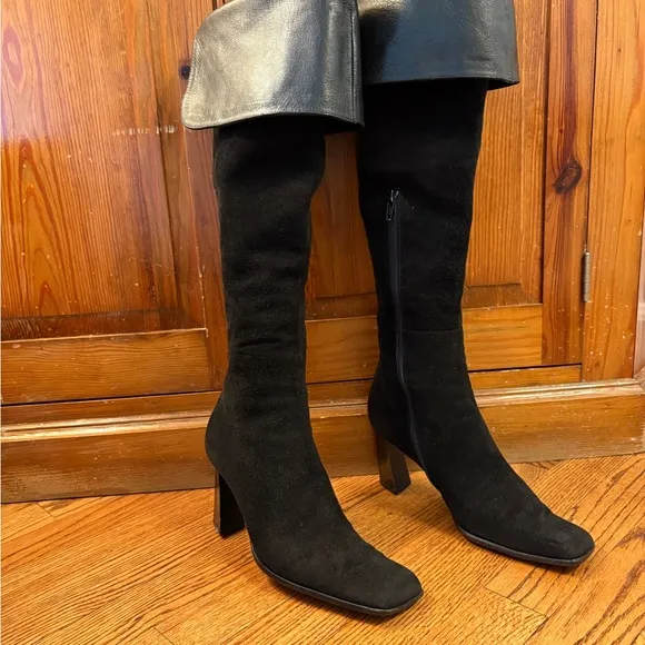 Prada Black Women's Knee-High Boots