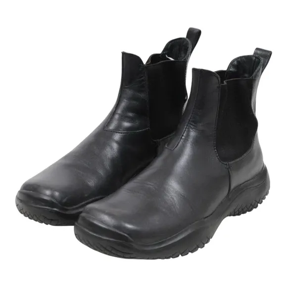 PRADA Chelsea Women’s Black Pull On Ankle Boots Size 37.5=7.5 Made in Italy