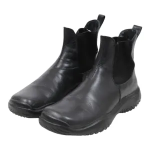 PRADA Chelsea Women’s Black Pull On Ankle Boots Size 37.5=7.5 Made in Italy