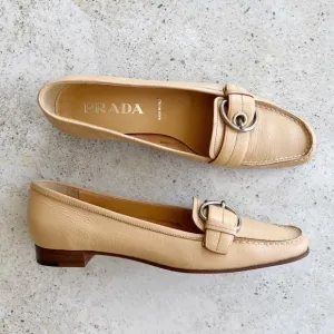 PRADA Women’s Leather Loafers size 37 EU