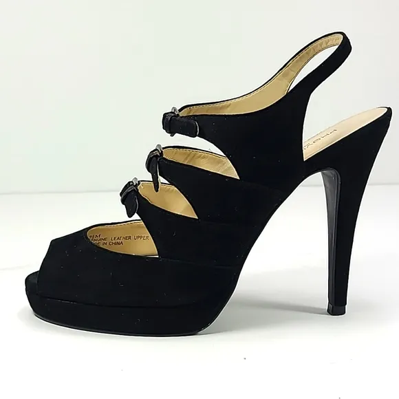 Preview International platform edgy sandals with 3 buckles  size 7.5