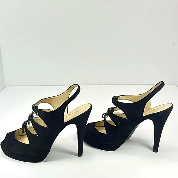 Preview International platform edgy sandals with 3 buckles  size 7.5