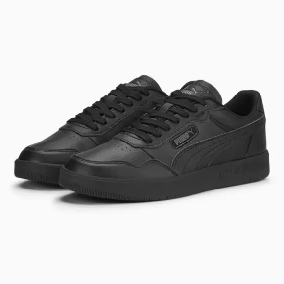 PUMA • Black Rebound Retro Sneakers