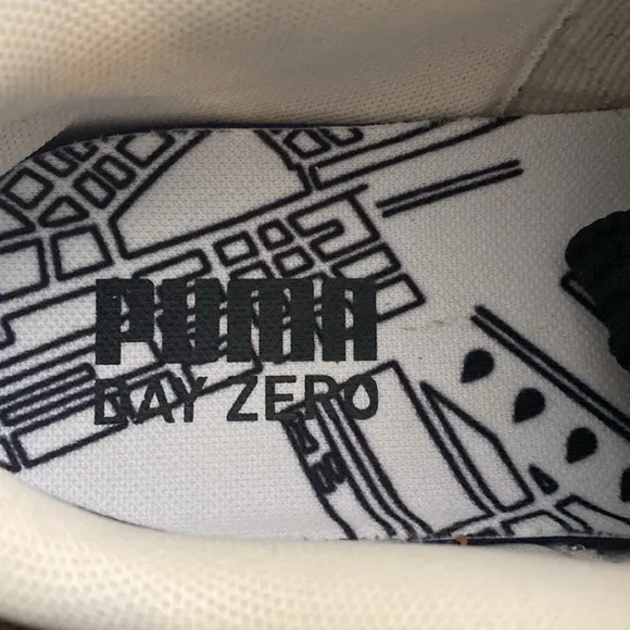 Puma Central Saint Martins x Women’s Cali ‘Day Zero Black White Sneakers size 8