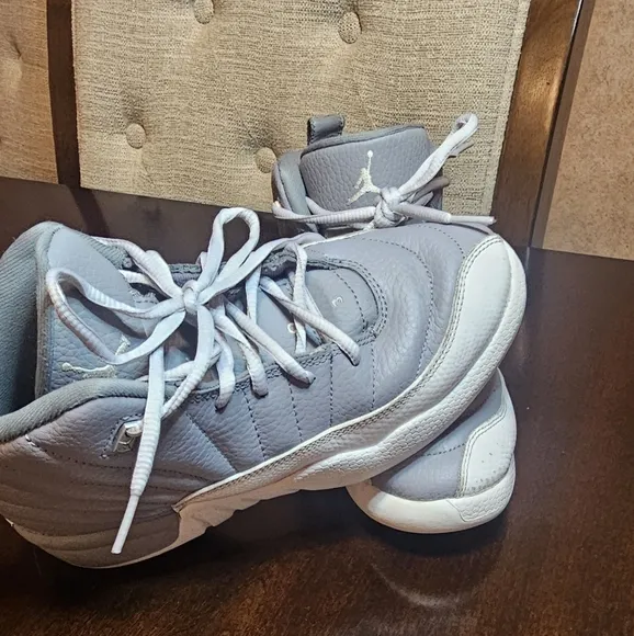 Puma Gray and White Sneakers
