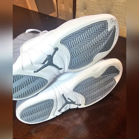 Puma Gray and White Sneakers