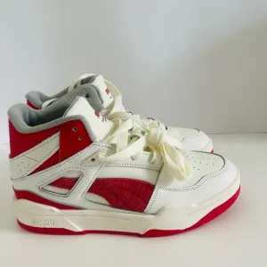 Puma Kids Slipstream White and Red Sneakers Size 7 unisex.