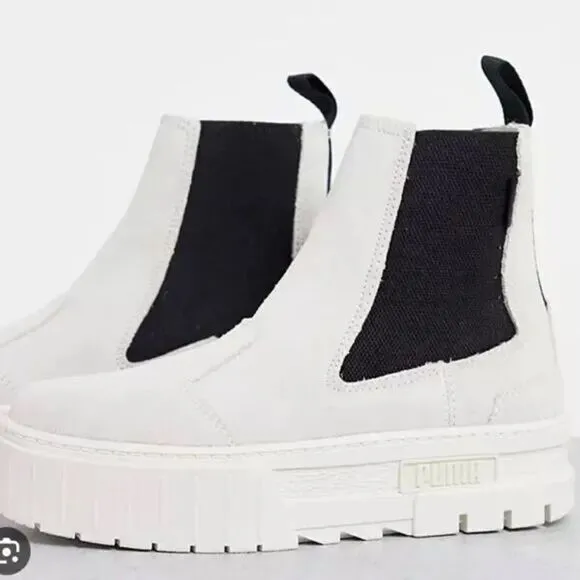 Puma Mayze Suede Chelsea Boots Women’s US 10