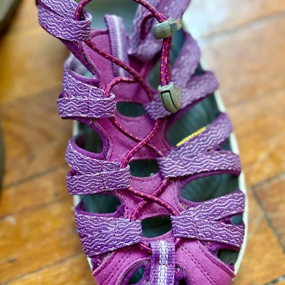 Purple Strappy Outdoors gorpcore waterproof KEEN  hiking outdoor Sandals