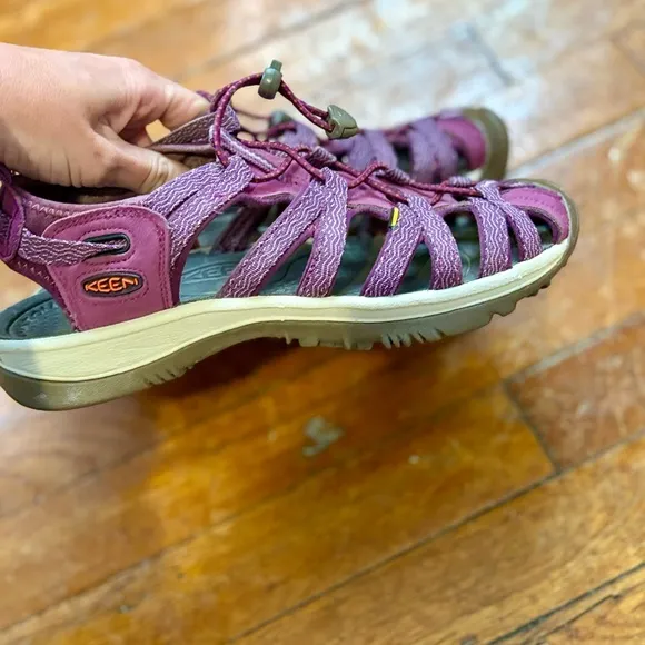 Purple Strappy Outdoors gorpcore waterproof KEEN  hiking outdoor Sandals