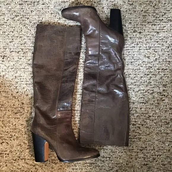 Rachel Comey Brown Leather Knee Boots Sz. 8.5